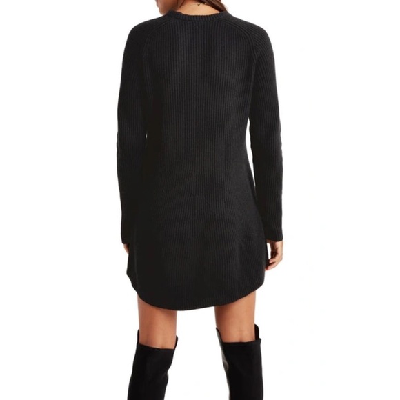 SPLENDID x Cella Jane Sweater Dress Geneva Long Sleeve BLOGGERS FAVORITE M Black - Picture 3 of 16